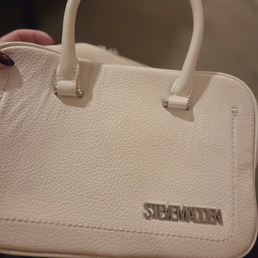 Steve Madden Ivory Satchel